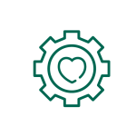Icon Herz für Engineering